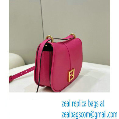 Fendi C Com Medium bag in smooth and full-grain leather Fuchsia 2023